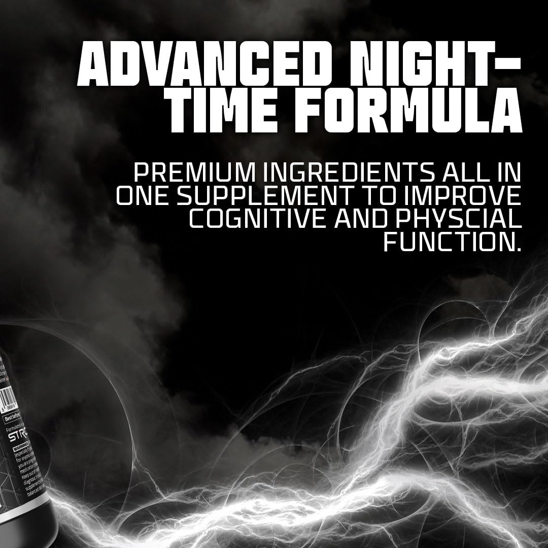 Beast Pharm Big Z Advanced Nighttime Formula - 90 Capsules for Muscle Recovery, Sleep Support & Relaxation | Ideal for Bodybuilders & Athletes