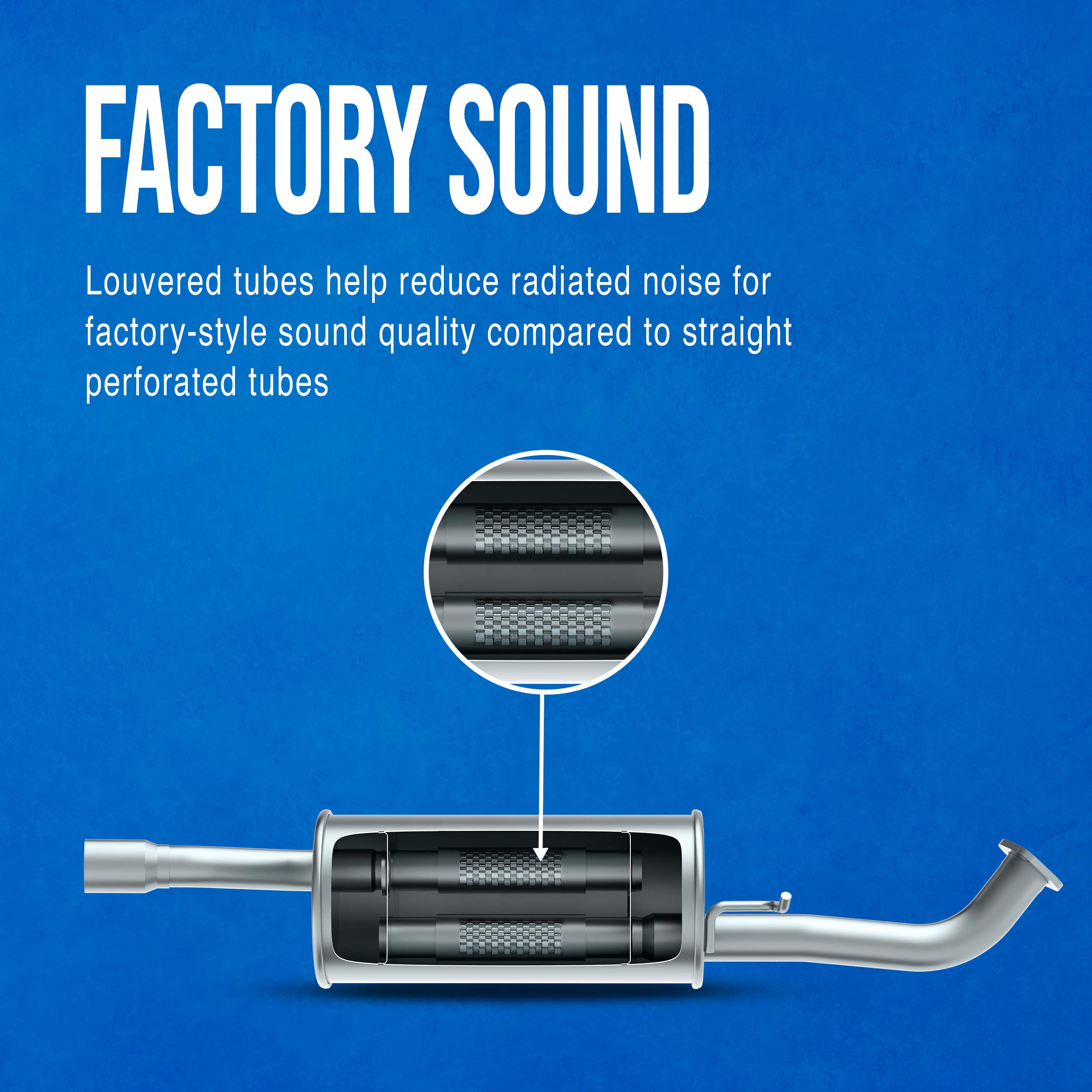 Walker SoundFX 18280 Direct Fit Exhaust Muffler 2.25