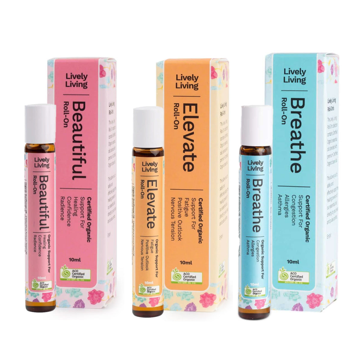 Organic Roll-On Essential Oil Duo for Aromatherapy, Stress Relief & Relaxation - Perfect for Home, Office & Travel Use