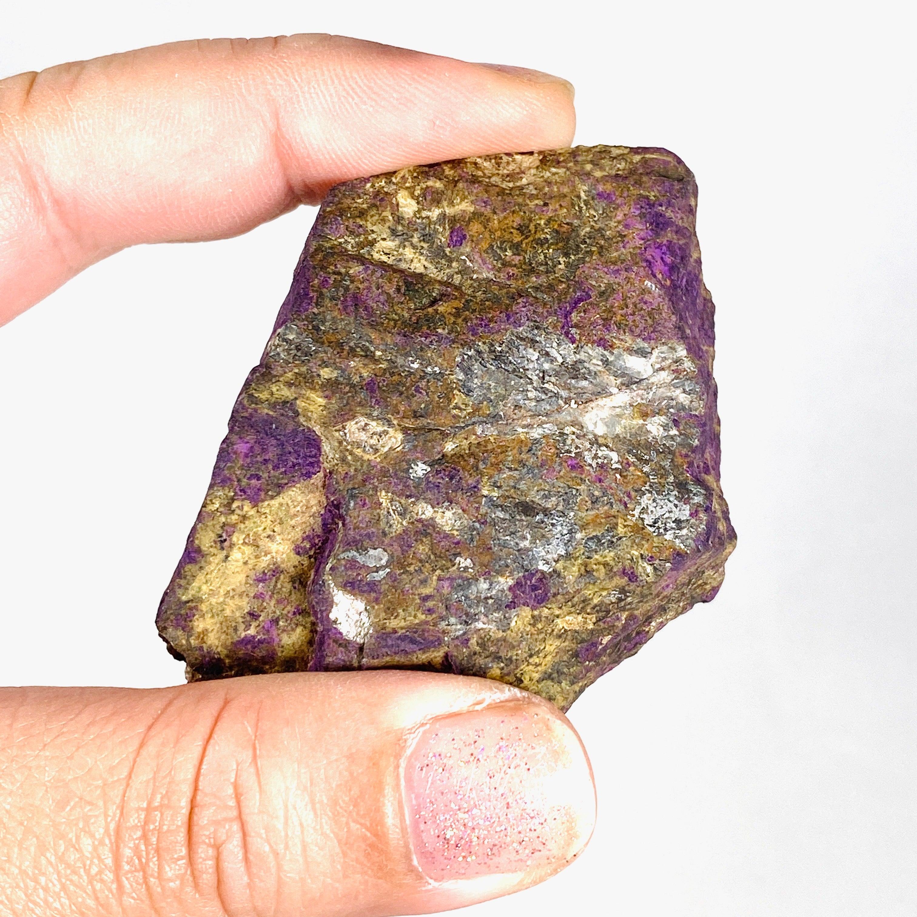 Purpurite Raw Crystal Stone - Natural Healing Crystal for Meditation, Energy Work & Spiritual Growth - Perfect for Home Decor, Jewelry Making & Crystal Collections