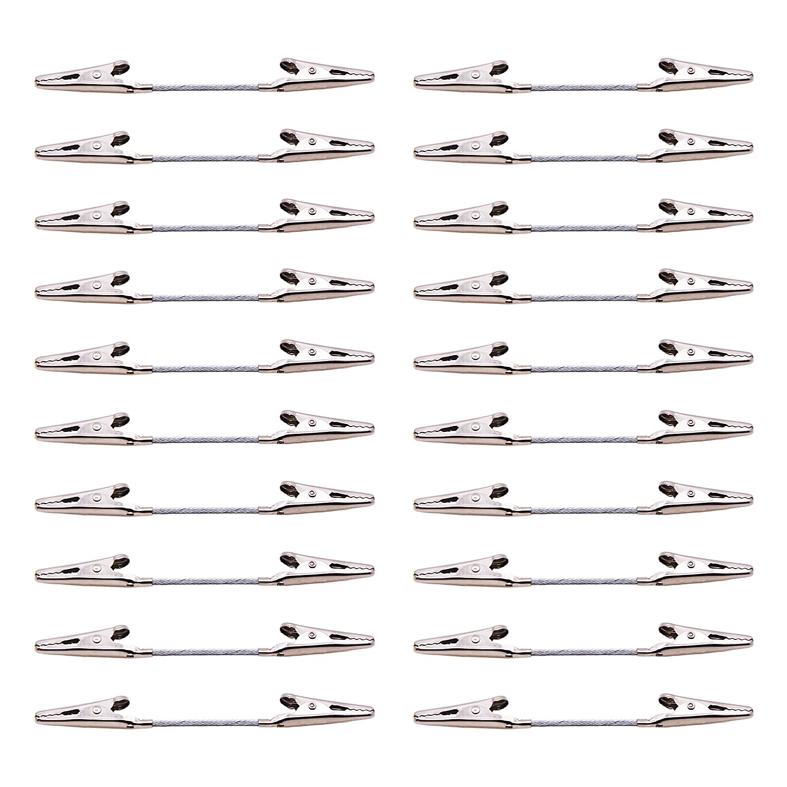20-Pack Double Head Alligator Clips 4