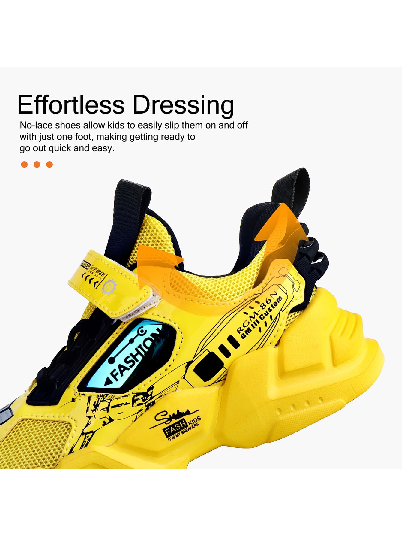 **Boys' Breathable Mesh Sports Shoes - Lightweight Basketball & Running Sneakers for Kids - Trendy Casual Shoes for School, Play & Outdoor Activities**