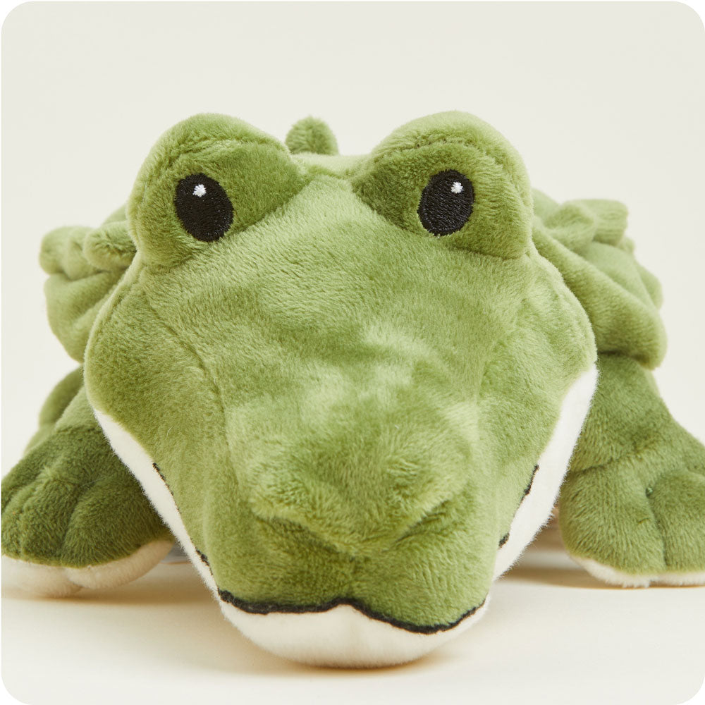 Alligator Warmies Junior - Soft Plush Microwaveable Heating Pad for Kids | Perfect for Snuggling, Comfort & Pain Relief