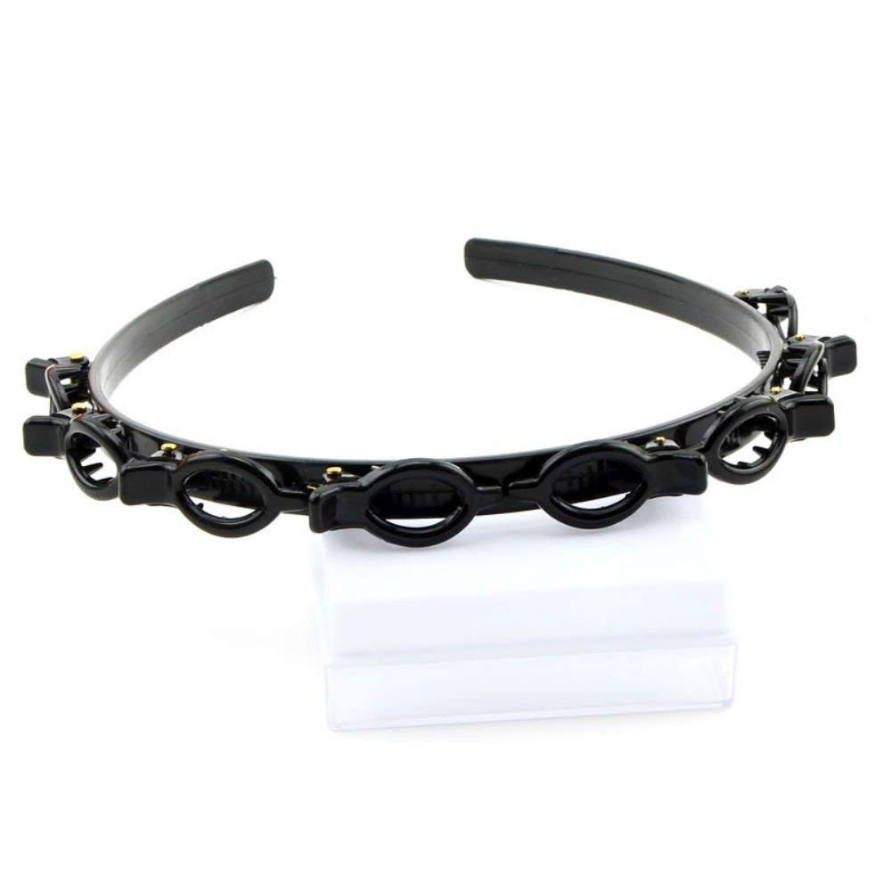 AK Ultimate Hair Styling Twist Clip - Non-Slip Front Twister Headbands for Women, Hair Accessories for Ponytails, Braids & Updos - Perfect for Workouts, Yoga, Running & Everyday Use