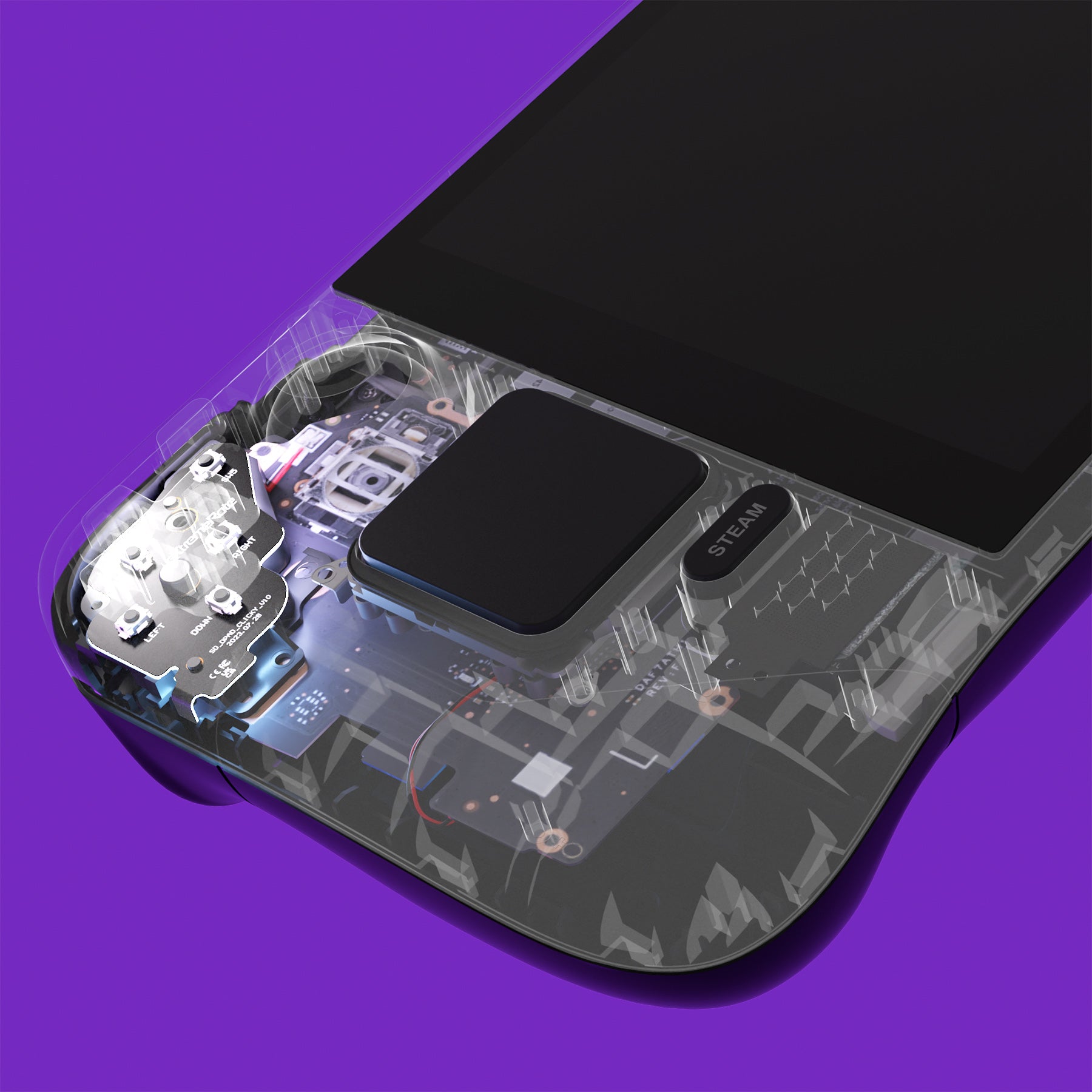 eXtremeRate Clicky Button Kit for Steam Deck - Custom D-Pad, ABXY & Menu Buttons - Tactile Mouse-Click Feel for Steam Deck LCD Console (NYESD001) - Perfect for Gaming, Travel & Handheld Enthusiasts