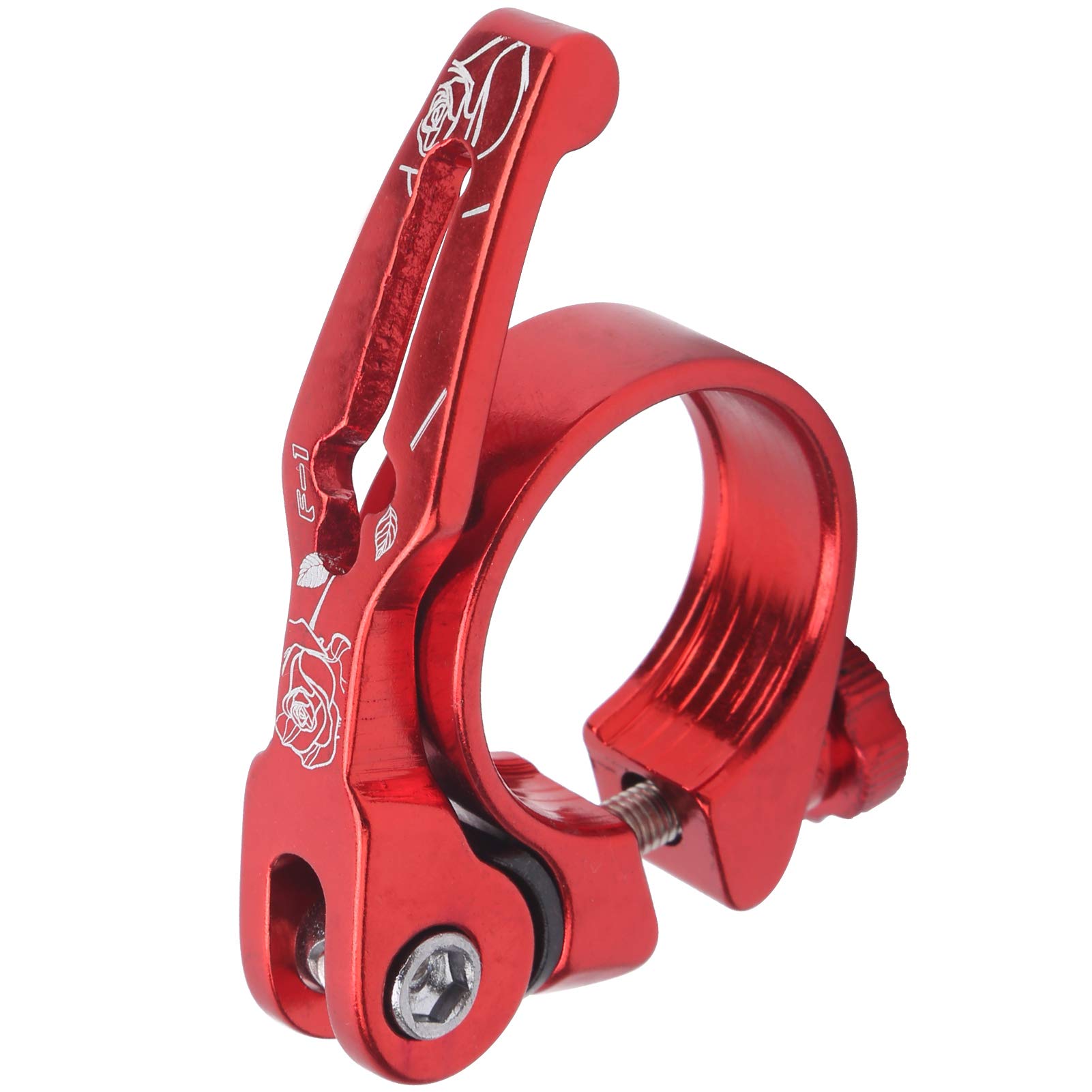 31.8mm Quick Release Bike Seat Clamp - Lightweight Aluminum Seatpost Collar for Mountain & Road Bikes - Perfect for Commuting, Trail Riding & Fitness Cycling