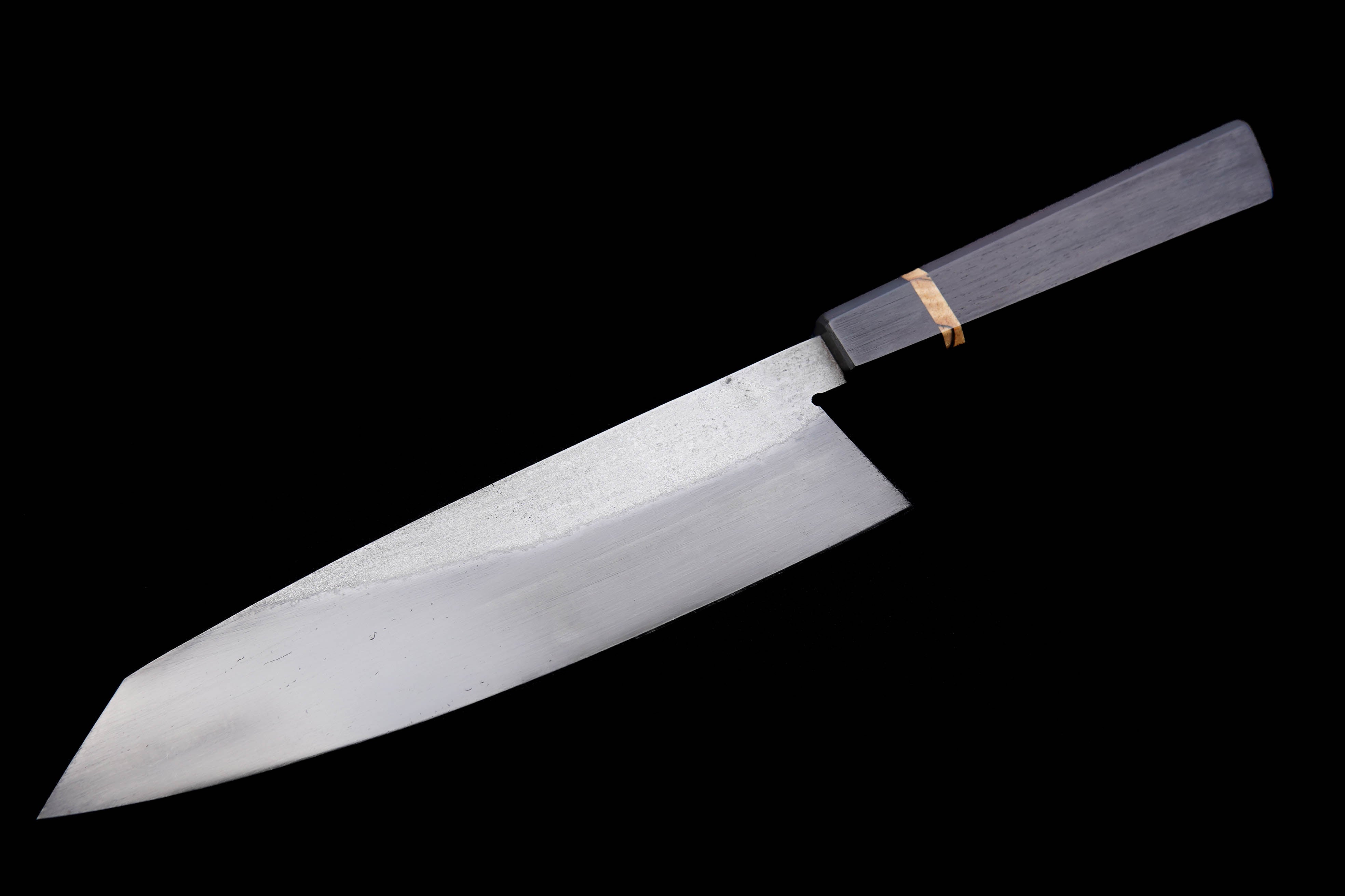 Fudo Forge 210mm Brute de Forge Gyuto Chef Knife by Erich Orris #1324 - High Carbon Steel Japanese Kitchen Knife for Professional Chefs & Home Cooking