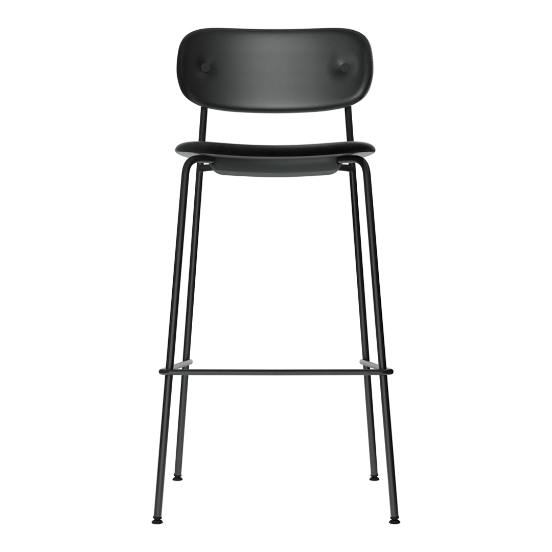Co Bar Chair - Fully Upholstered Bar Stool with Padded Seat & Backrest | Perfect for Kitchen Islands, Home Bars & Commercial Use