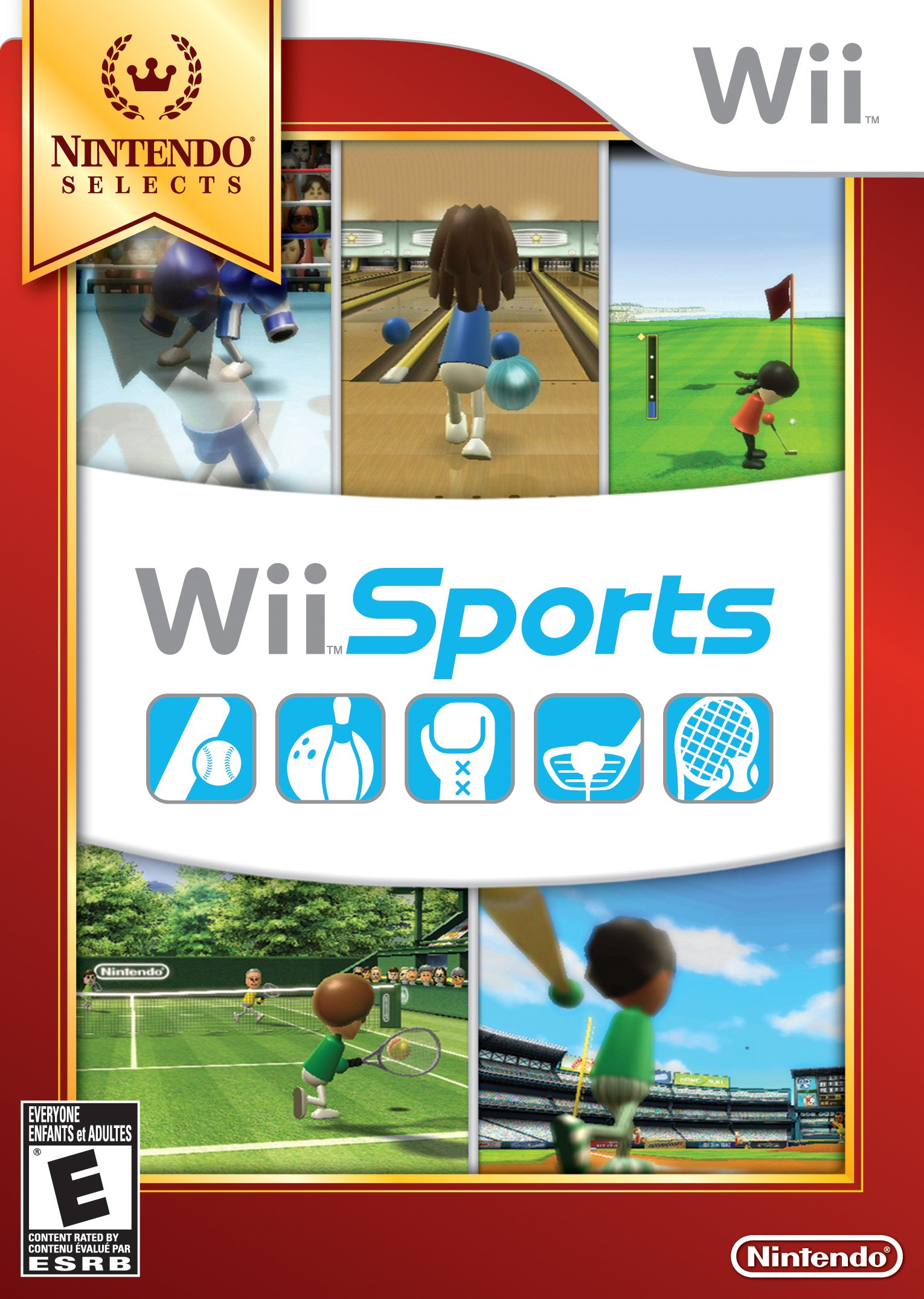 Wii Sports (Nintendo Selects) - Best-Selling Motion-Controlled Video Game for Family Fun & Fitness | Perfect for Parties, Workouts & Multiplayer Gaming