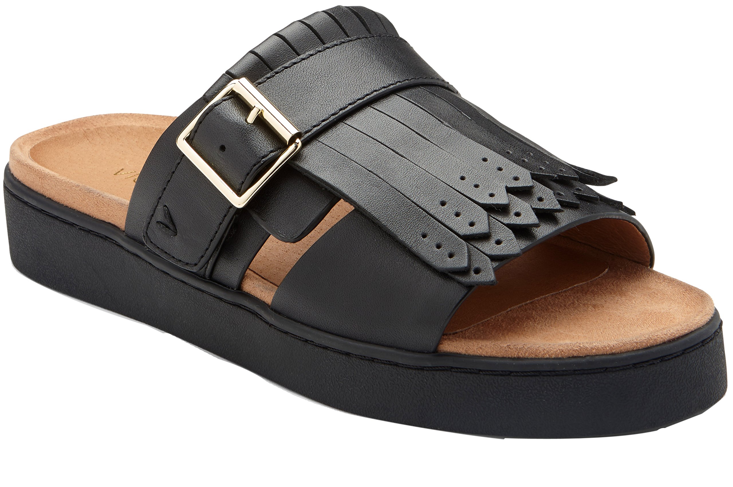 Vionic Women's Splendid Fillmore Slide Sandals - Black - Size 8.5 M - Comfortable Orthopedic Slides for Plantar Fasciitis Relief - Perfect for Home, Beach & Casual Wear
