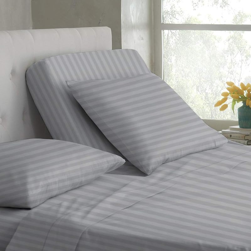 Rajlinen 100% Cotton Split King Sheet Set for Adjustable Beds - 16