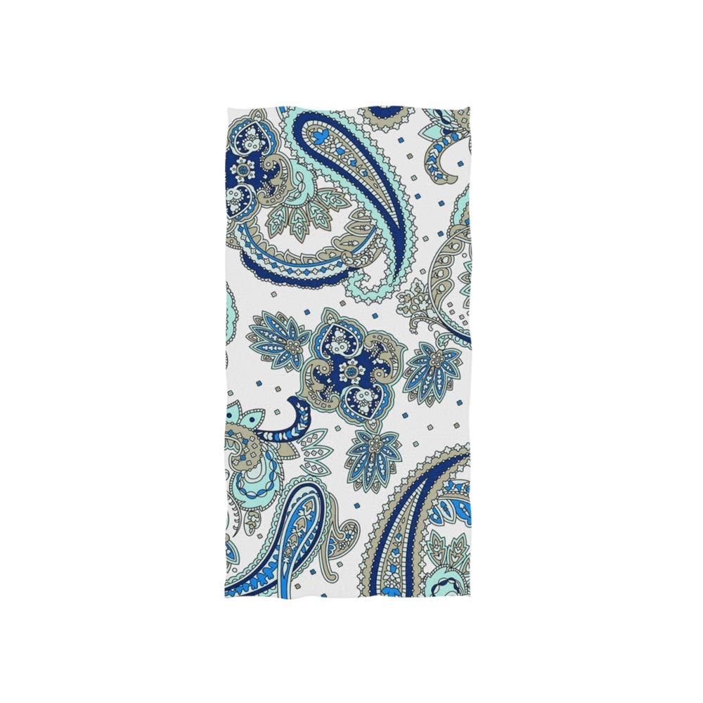 Premium Persian Paisley Hand Towel - Ultra Soft 100% Cotton Bath Towel for Face, Gym & Spa - Luxury Bathroom, Guest Towel & Decorative Home Accent