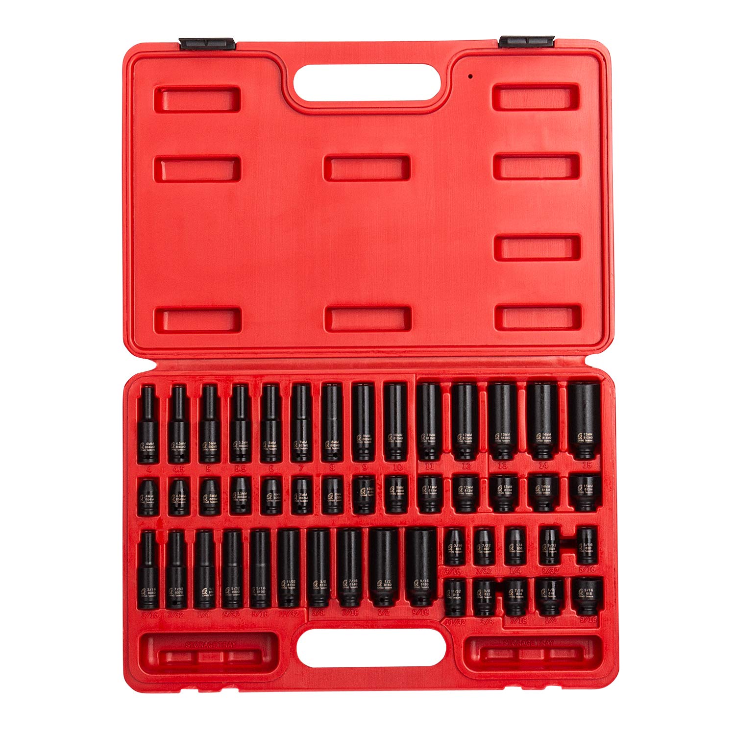 Sunex 9729 208-Piece Master Bit Set & Sunex 1848 48-Piece 1/4 Inch Drive Master Impact Socket Set - Professional Tool Kit for Automotive Repair, DIY Projects, and Home Maintenance