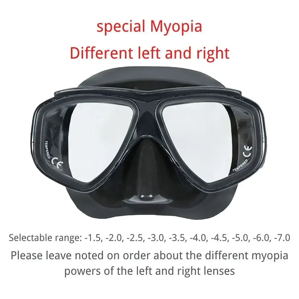 Aleefa Unisex Swim Goggles with PC Frame & Tempered Glass Lens - Anti-Fog, UV Protection for Swimming, Snorkeling & Water Sports (Model 64302)