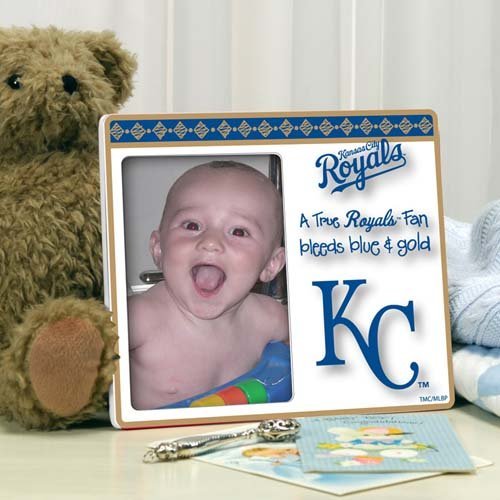 MLB Kansas City Royals True Fan Frame - Officially Licensed Baseball Display for Collectors & Fans - Perfect for Home, Office, or Man Cave Decor