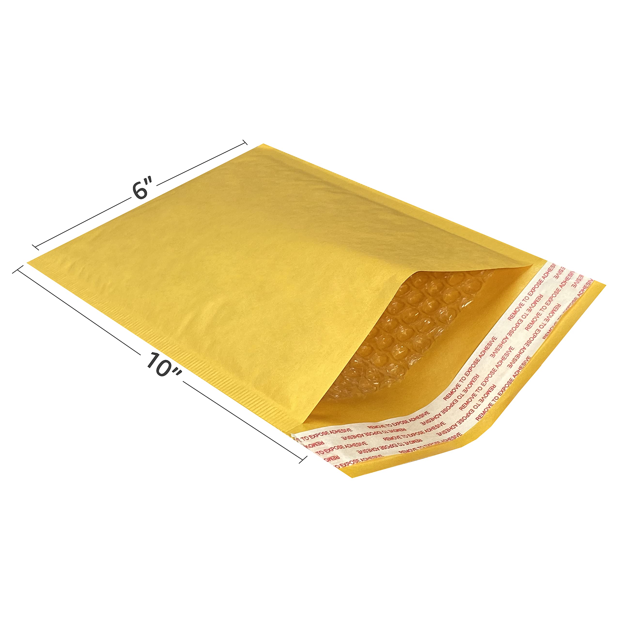 Kraft Bubble Mailers #0 (6
