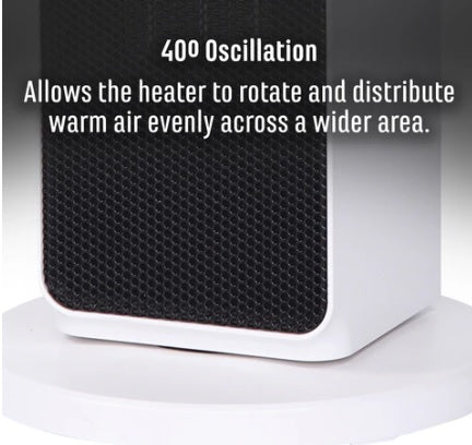 Sheffield CERAMIC DIGITAL TOWER HEATER PL2517 - Fast Heating Space Heater with Adjustable Thermostat, Energy Efficient for Home, Office & Bedroom Use