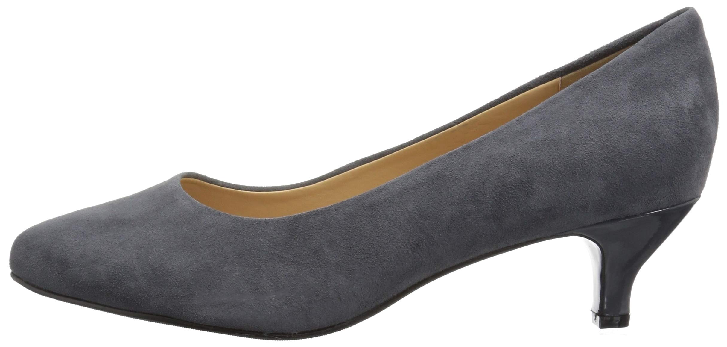 Trotters Women's Kiera Pump - Comfortable Low Heel Dress Shoes for Work, Office & Formal Occasions | Slip-Resistant & Cushioned Insoles