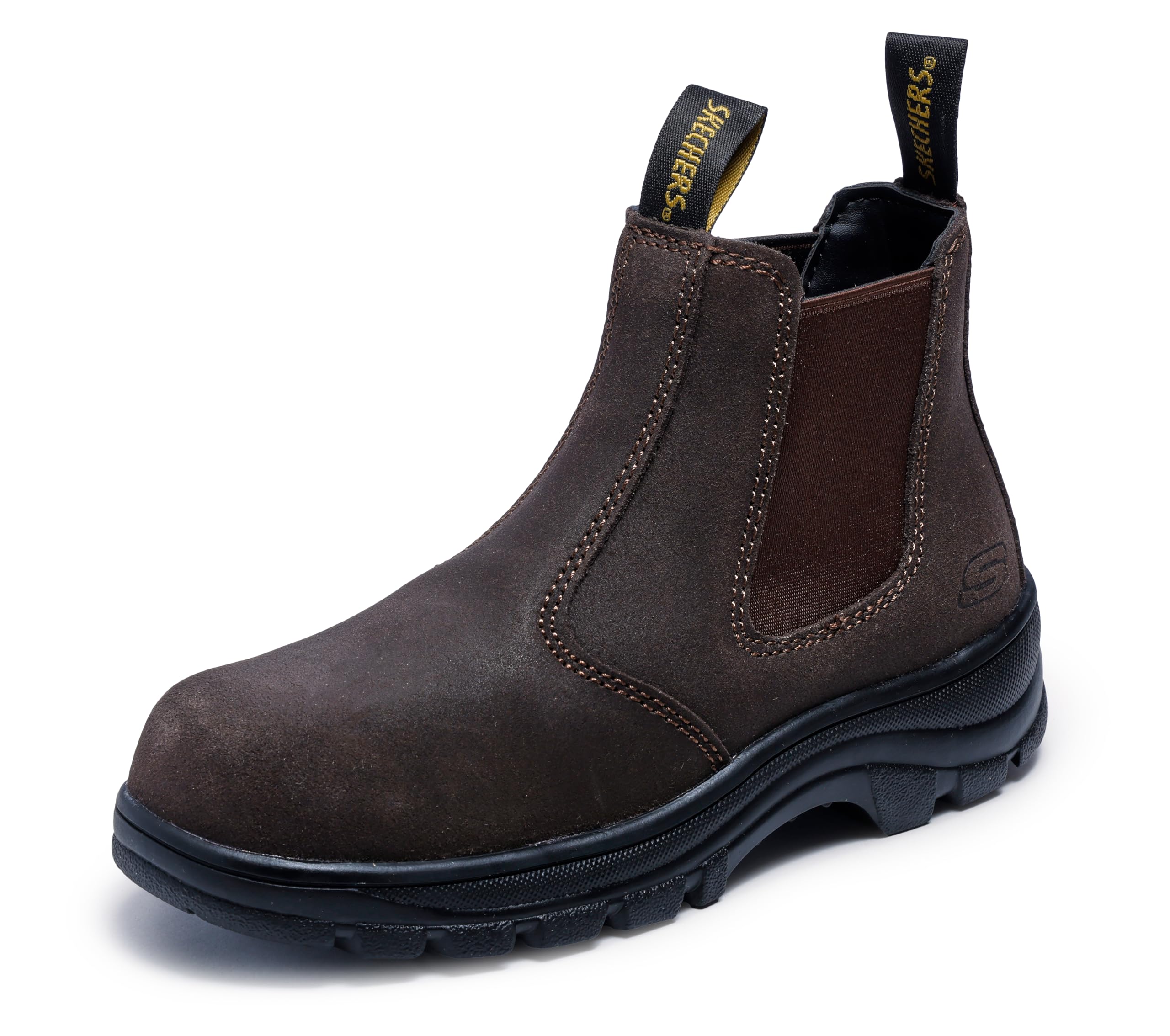 Skechers Women's Work Industrial Boots - Slip Resistant, Steel Toe Safety Shoes for Construction, Warehouse & Outdoor Work | Comfortable Non-Slip Work Boots for Women