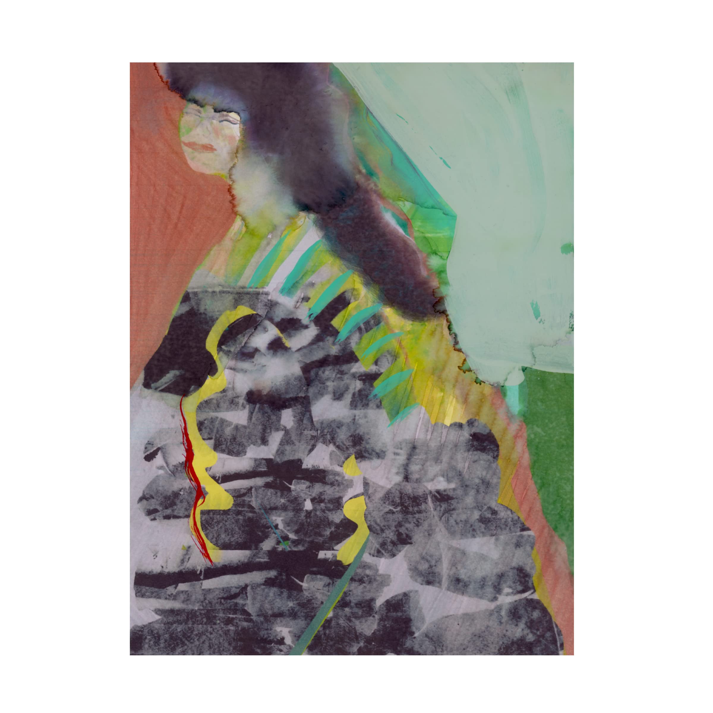 Trademark Fine Art 'Walking Woman II' Canvas Wall Art Print by Cartissi - Modern Home Decor for Living Room, Bedroom & Office