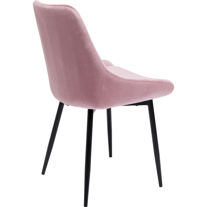 Modern Rose Pink Accent Chair - Elegant Upholstered Living Room Seating for Home, Office & Lounge Decor