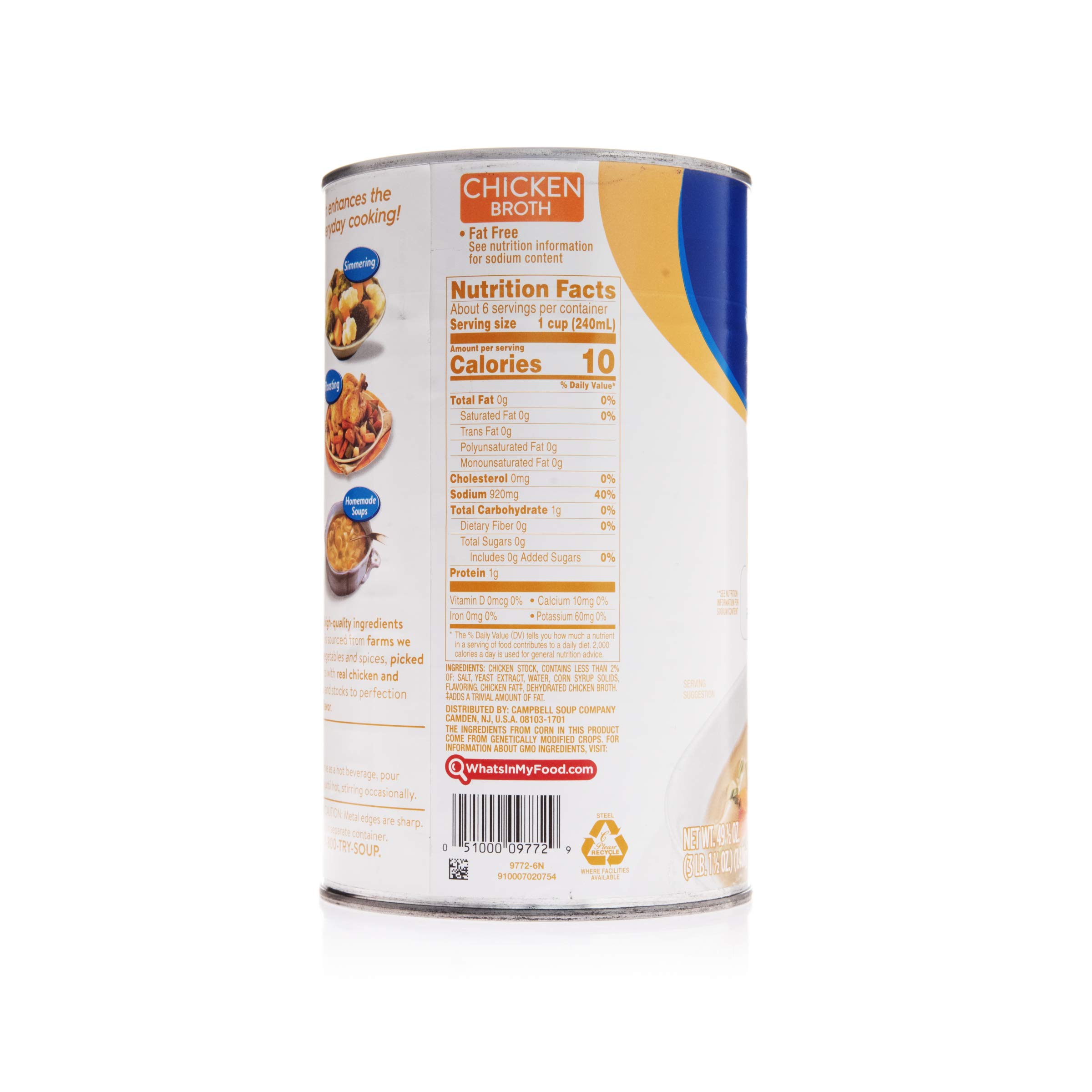Swanson's Classics Collection Chicken Broth - 99% Fat Free, Low Sodium, 49.5 Oz (Pack of 12) - Perfect for Soups, Stews, and Cooking Recipes - Healthy & Delicious Pantry Staple