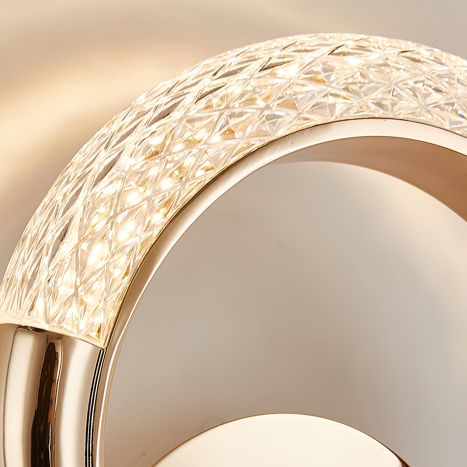Shiny Crystal Earrings Wall Lamp - Elegant Bedroom Lighting Decor for Home & Office