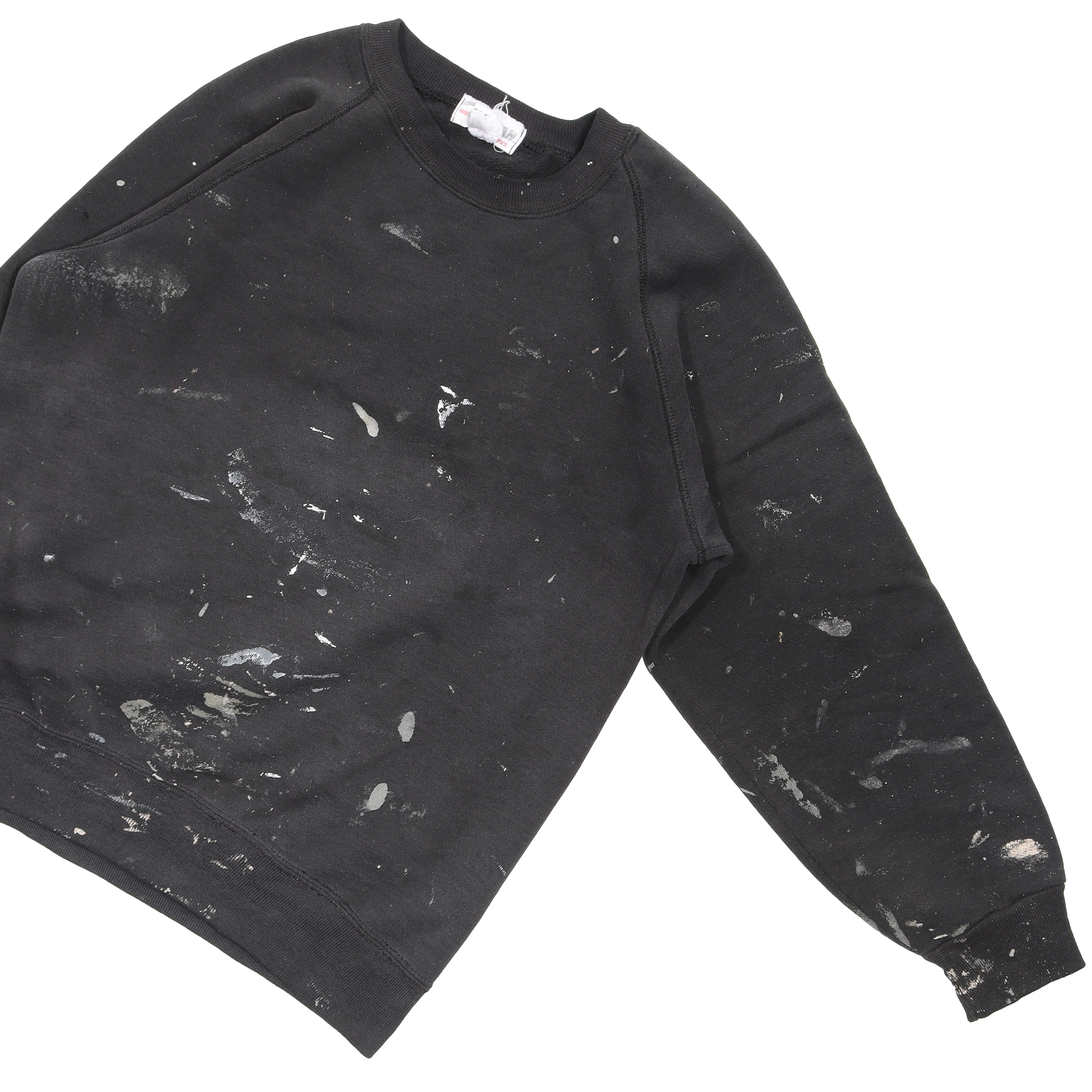 Vintage 1990s Blank Painter's Crewneck Sweatshirt - Unisex Retro Cotton Pullover for Men & Women - Perfect for Casual Wear, Street Style & 90s Nostalgia Fashion