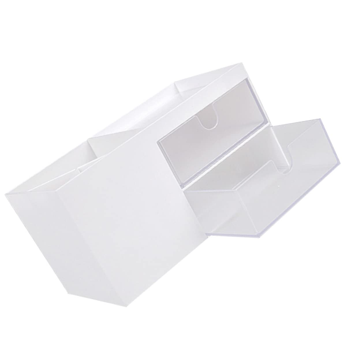 LIFKOME 1 Drawer Organizer for Skin Care & Makeup Storage - Lockable Cosmetic Cart with Adjustable Dividers - Perfect for Vanity, Bathroom & Travel Organization