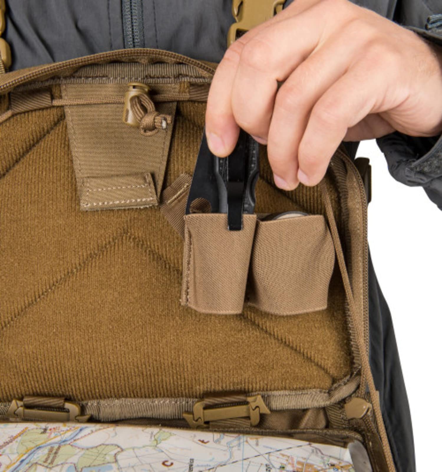 Helikon-Tex Numbat Chest Pack - Tactical Waist Bag for Outdoor Hiking, Camping & Travel - Earth Brown/Clay - Durable & Water-Resistant Gear for Adventure Enthusiasts