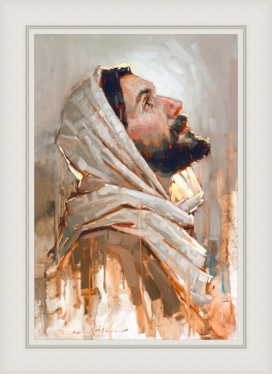 Look To God And Live - Inspirational Christian Wall Art for Home & Office Decor - Perfect for Living Rooms, Bedrooms, and Church Spaces