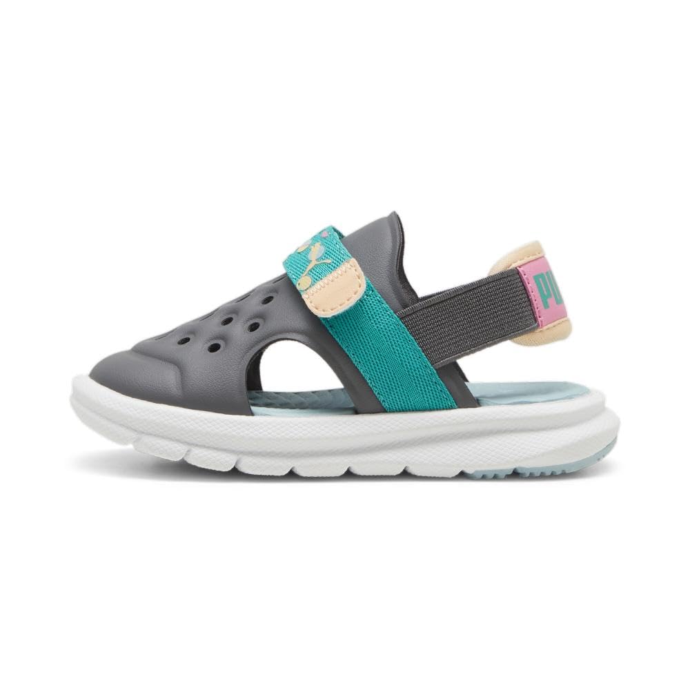 PUMA Unisex-Child Evolve Sport Sandals - Comfortable Kids Water Shoes for Beach, Pool & Outdoor Activities | Lightweight & Durable Play Shoes for Boys & Girls