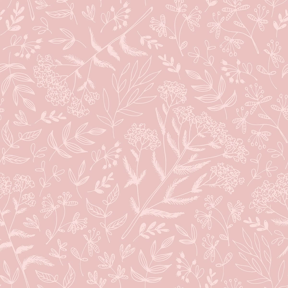 Pink Floral Baby Peel and Stick Removable Wallpaper - Self-Adhesive Nursery Wall Decor for Girls Room, Easy to Install & Remove - Perfect for Nursery, Bedroom, Playroom & Home Decor
