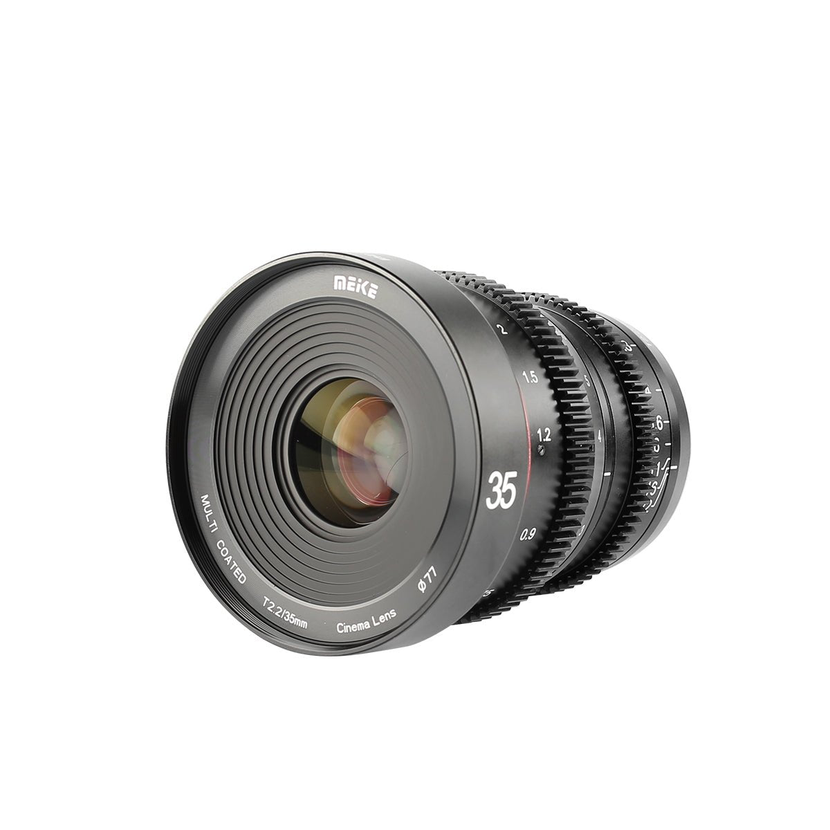 Meike Cinema Prime 35mm T2.2 Lens for Fujifilm X Mount - Professional Cine Lens for Videography & Filmmaking - Perfect for Short Films, Documentaries, and YouTube Content Creation