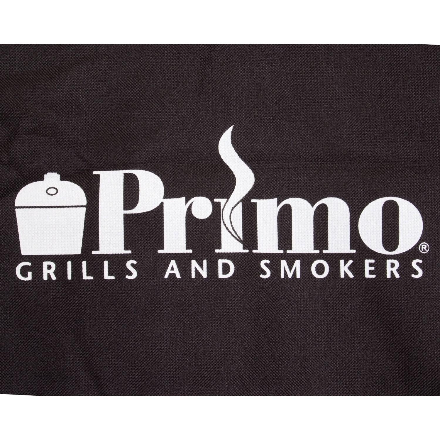 Primo 410 Heavy-Duty Waterproof Grill Cover for Oval XL & Kamado Table Top Grills - Outdoor BBQ Protection & Weatherproof Cover for Patio, Deck, Backyard Use