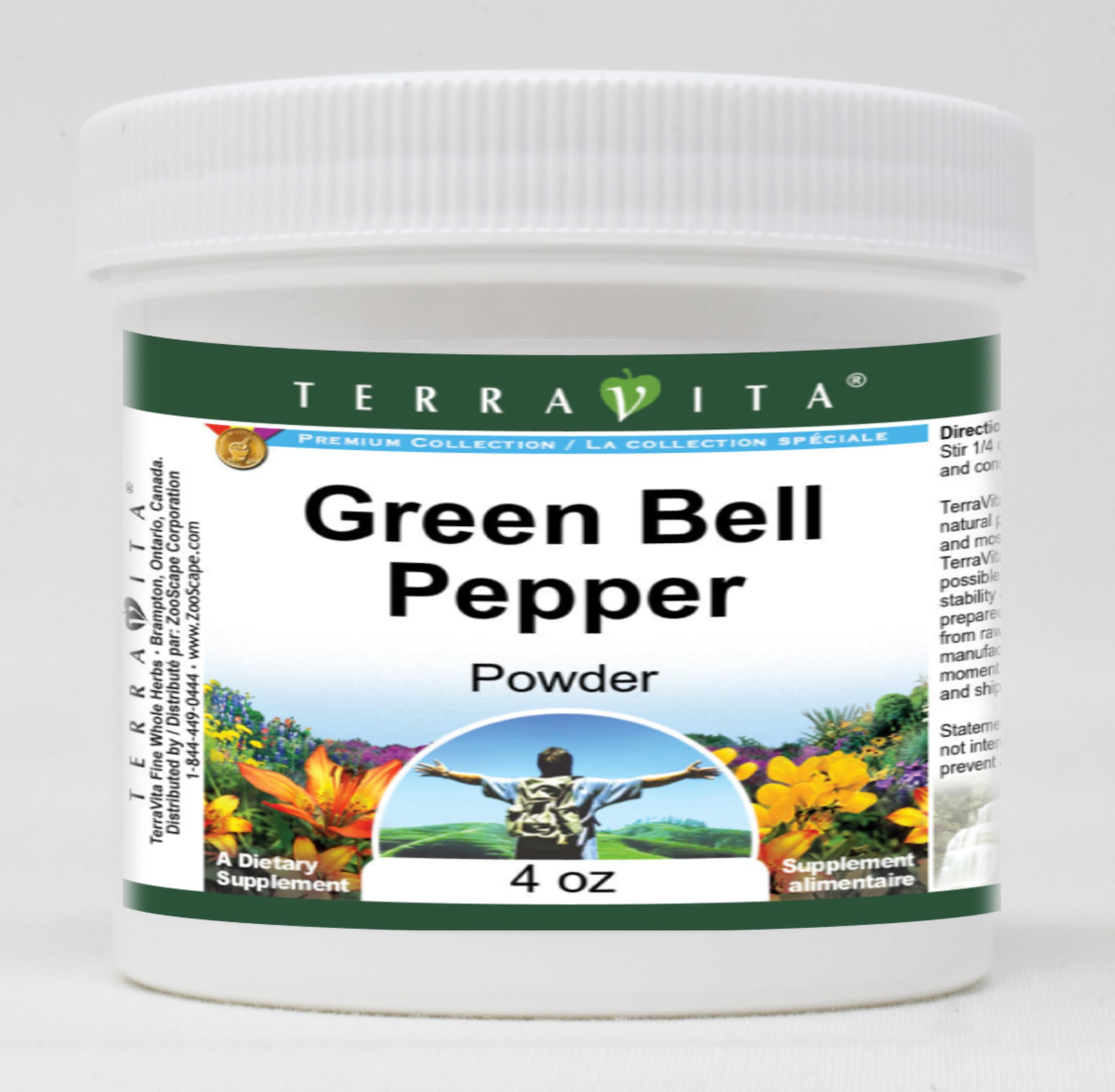 Organic Green Bell Pepper Powder 4 oz (2 Pack) | Non-GMO, Gluten-Free | Perfect for Seasoning, Soups, and Healthy Cooking