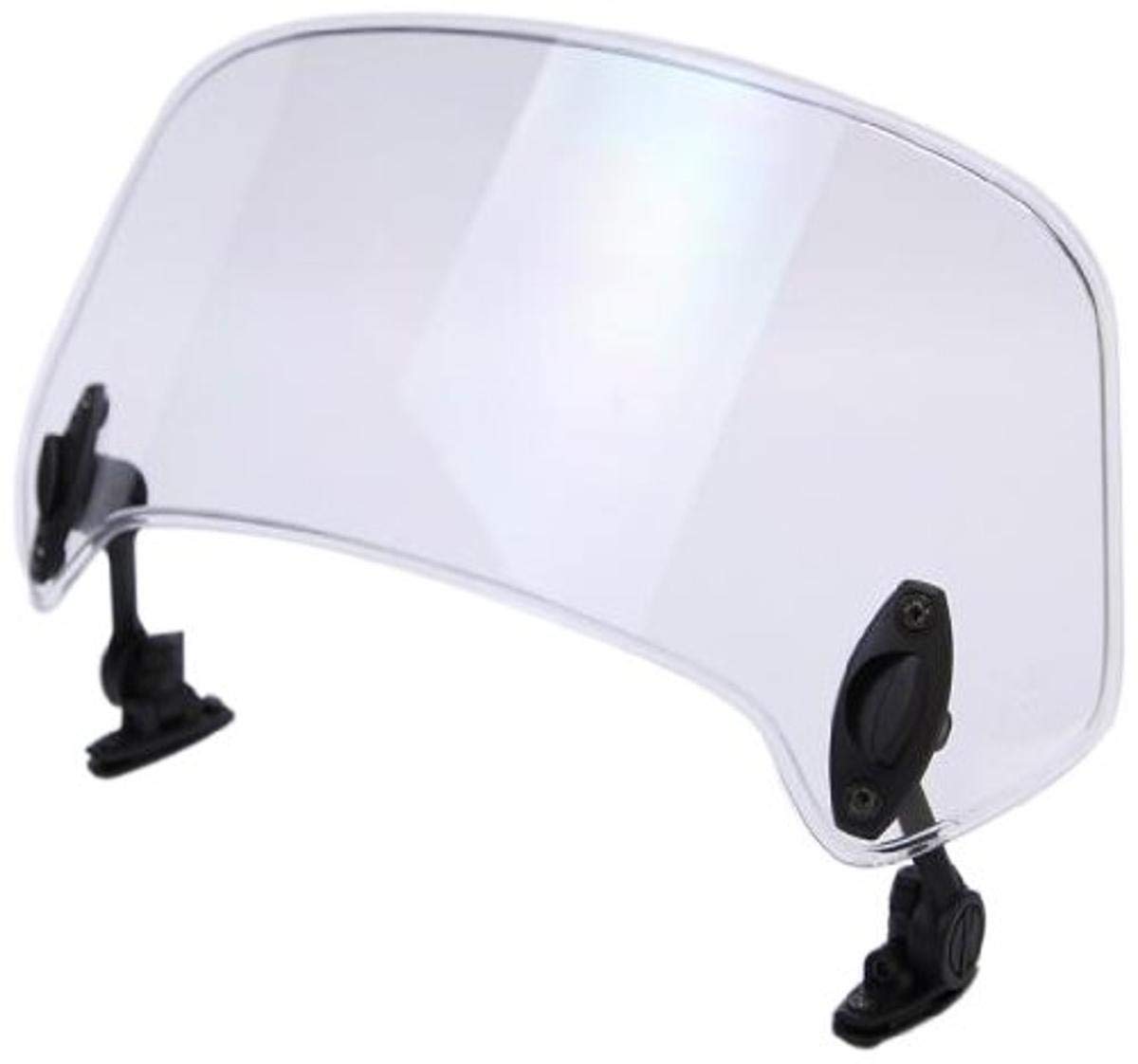 MRA 4025066125036 X-Creen Clear Bolt-On/Add-On Variable Windscreen Spoiler Blade for Motorcycles - Wind Protection & Style Upgrade for Touring, Cruiser & Adventure Bikes