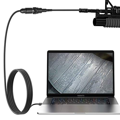 Teslong 36 Inch Flexible Rifle Borescope - .20 Caliber & Larger Gun Barrel Inspection Camera for Hunting & Shooting Firearms | Compatible with Android, Mac, Windows | Perfect for Firearm Cleaning & Maintenance