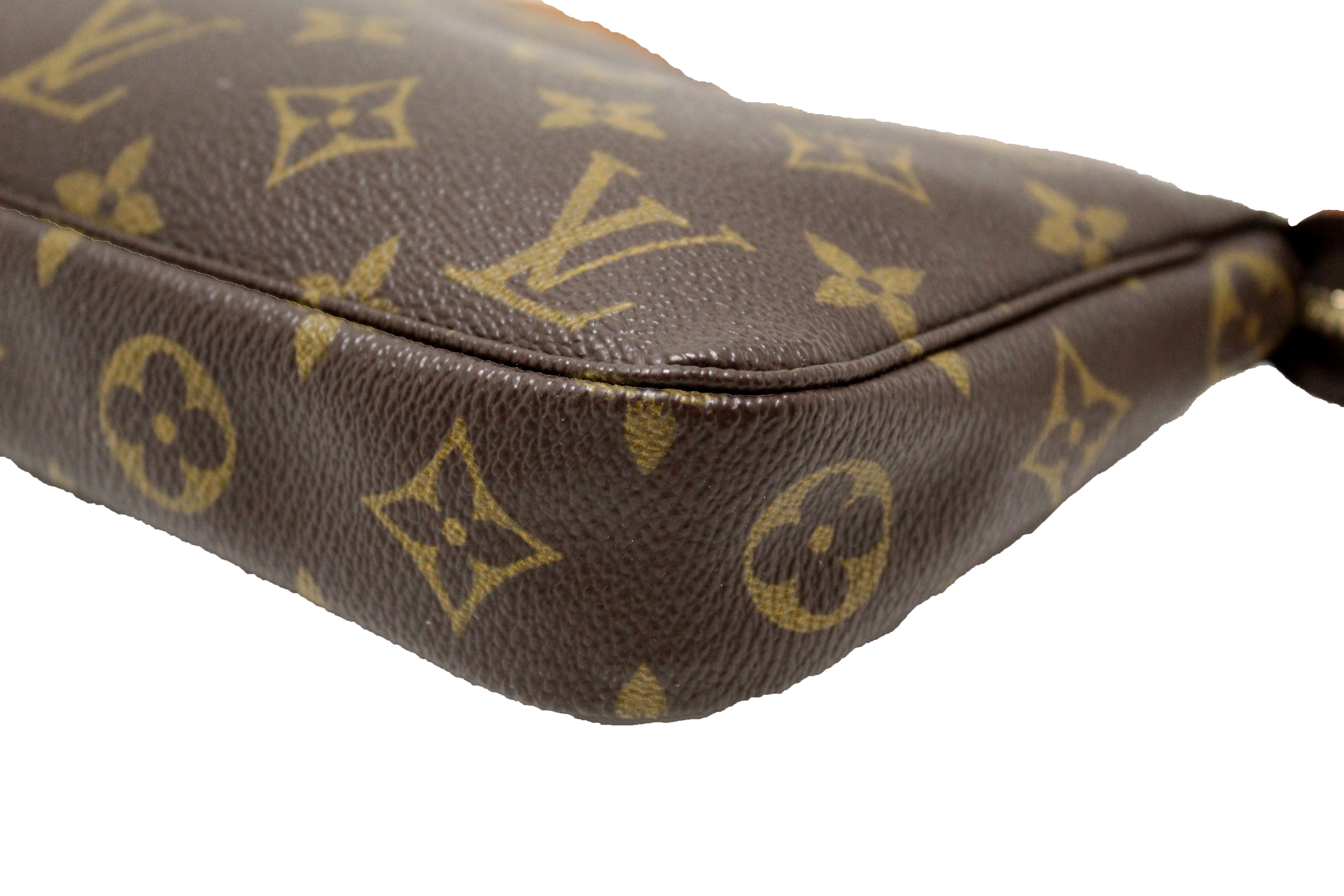 Authentic Louis Vuitton Monogram Pochette Accessories Bag - Luxury Crossbody Clutch for Women, Perfect for Parties, Date Nights & Everyday Use