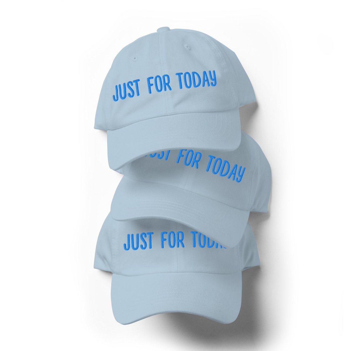 Just For Today Embroidered Dad Hat - Adjustable Cotton Baseball Cap for Men & Women - Perfect for Outdoor Activities, Sports, and Casual Wear