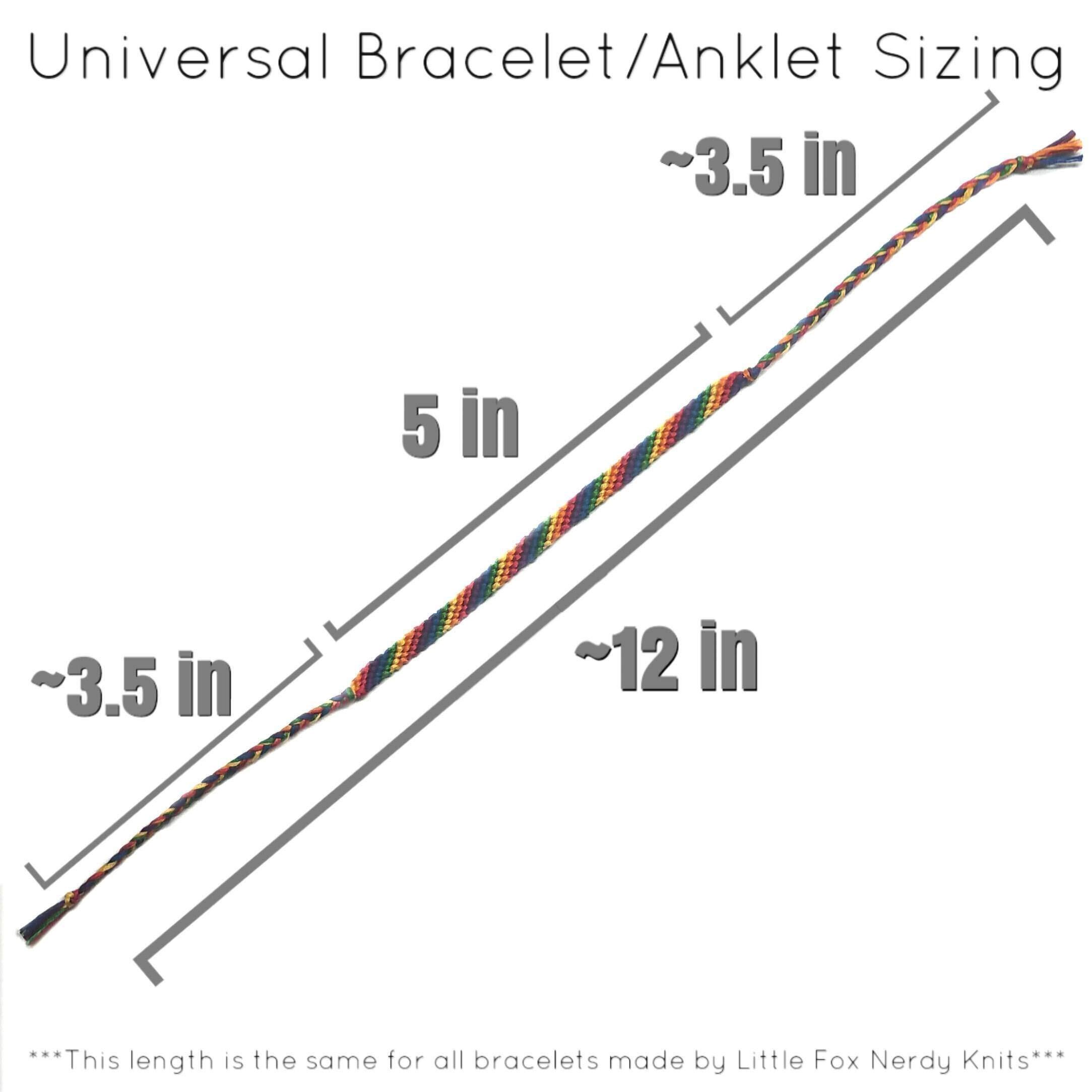 LGBTQ Gay Pride Rainbow Handwoven Anklet Bracelet - Stylish Accessory for Pride Parades, Festivals & Everyday Wear