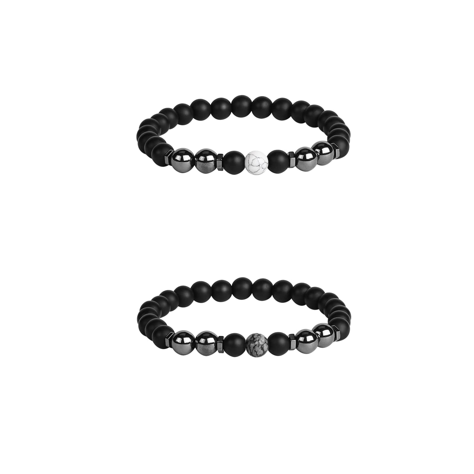 2PC Adjustable Obsidian Slimming Anklet for Women & Men - Black Chakra Healing Bracelet for Lymphatic Drainage, Energy Protection & Swelling Relief | Perfect Wellness Gift for Yoga, Meditation & Daily Wear