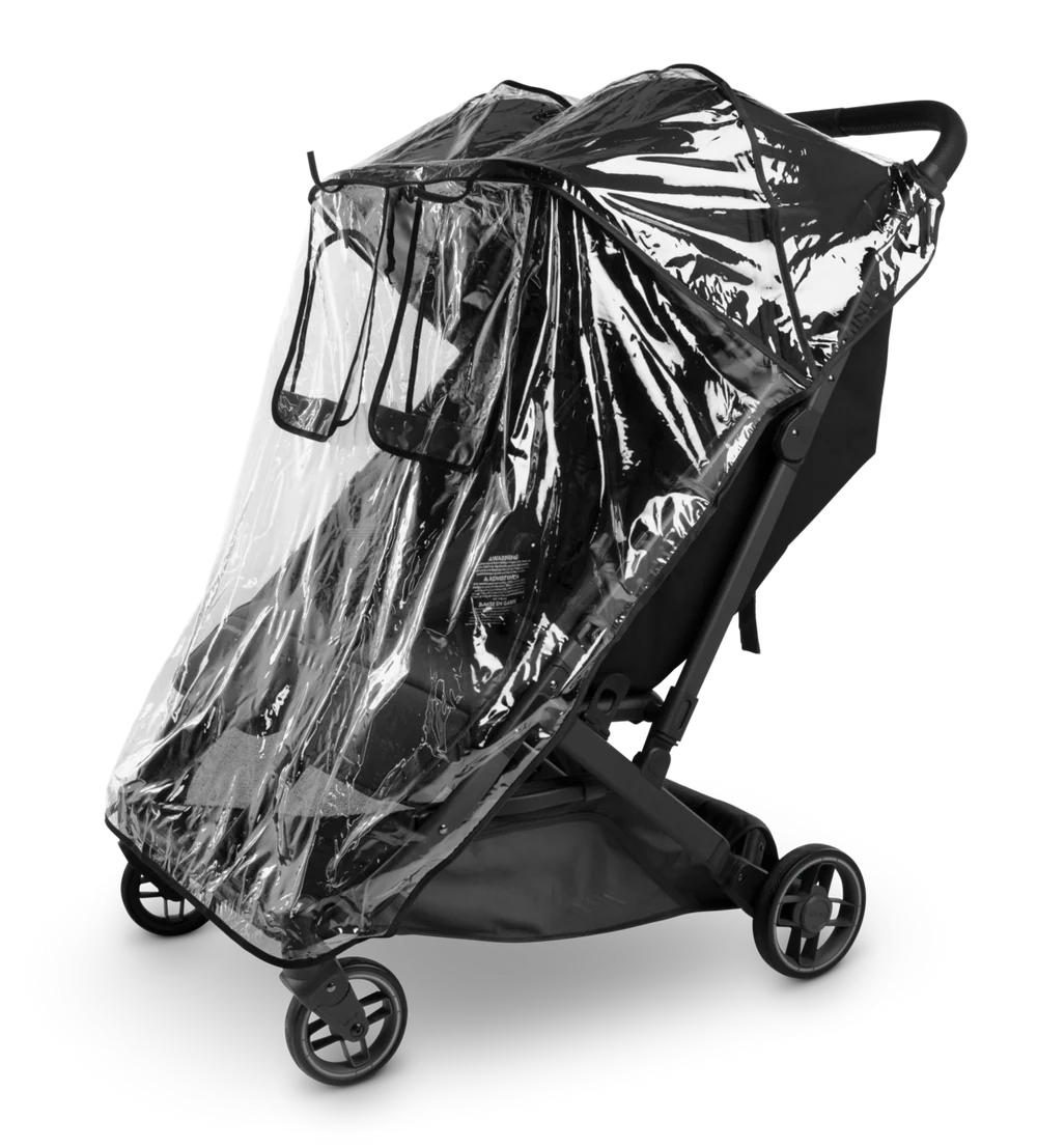 UPPAbaby Minu Duo Rain Shield - Waterproof Stroller Cover for All Weather Protection - Perfect for Rainy Days, Snow, and Windy Outings with Baby