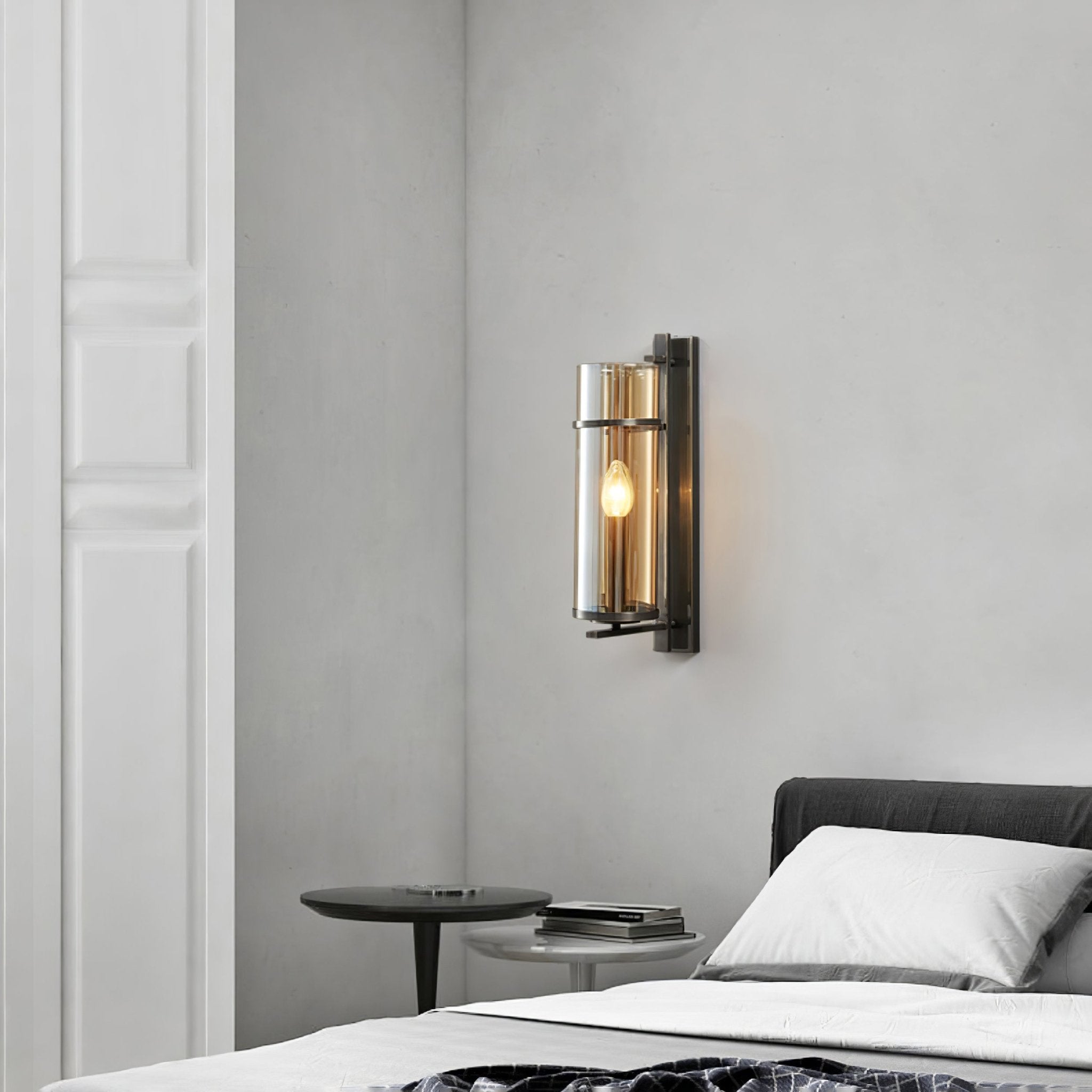 Amalfi Wall Lamp - Modern LED Sconce Light Fixture for Bedroom, Living Room & Hallway - Dimmable Indoor Lighting with Warm White Glow - Perfect for Home Decor & Ambient Lighting
