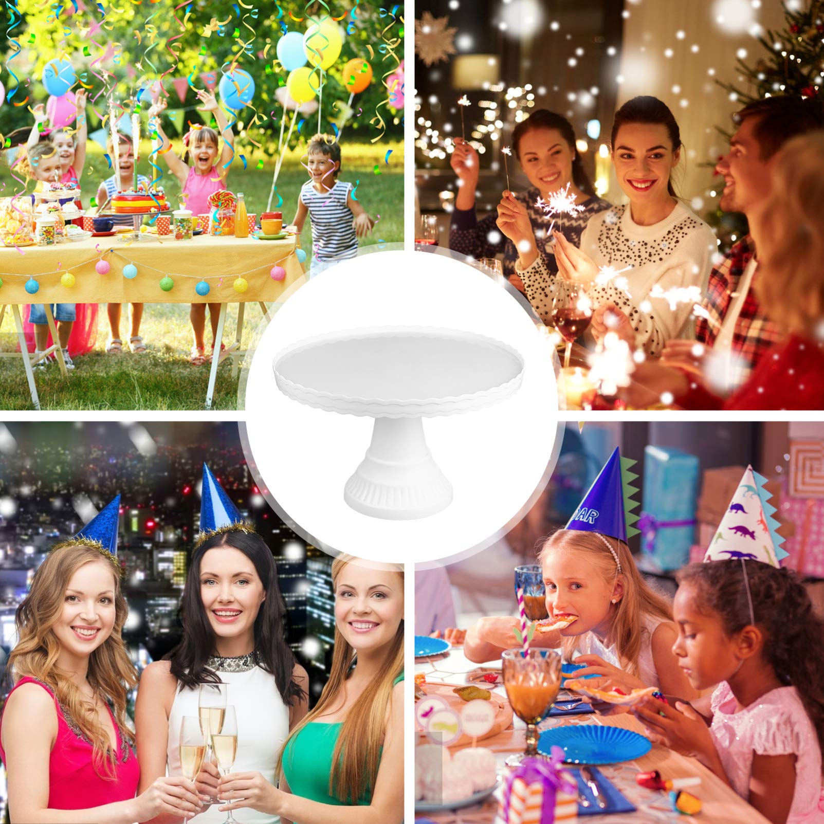 Elegant 3-Tier Cake Stand for Dessert Display - Perfect for Birthday Parties, Weddings, Baby Showers & Special Events | Sturdy Serving Plate & Food Holder for Stylish Entertaining