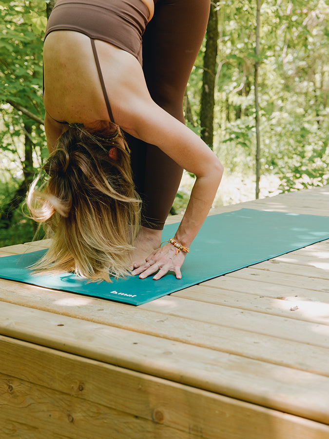 Premium BHalfmoon BMat Everyday Long Yoga Mat 4mm - Non-Slip Eco-Friendly Exercise Mat for Home & Studio Workouts, Yoga, Pilates, and Meditation
