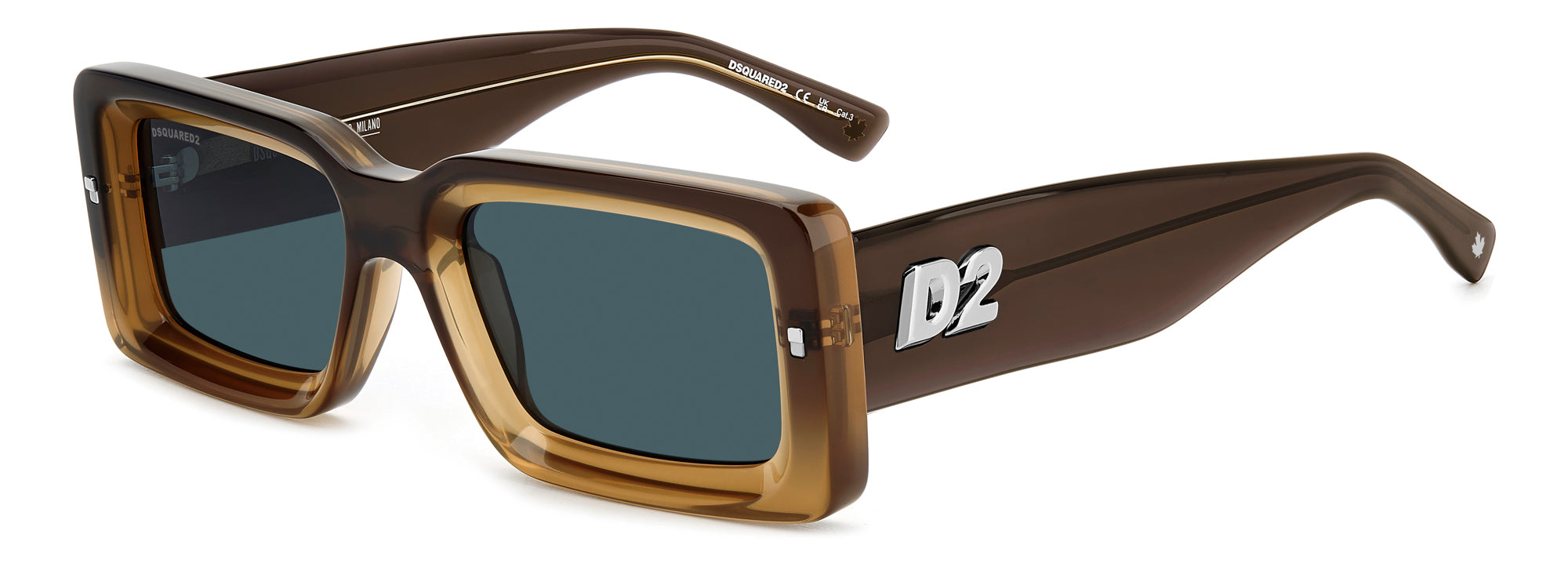 DSQUARED2 D2 0142/S Sunglasses - Luxury Designer Shades for Men & Women - UV Protection & Polarized Lenses - Perfect for Driving, Beach & Outdoor Activities