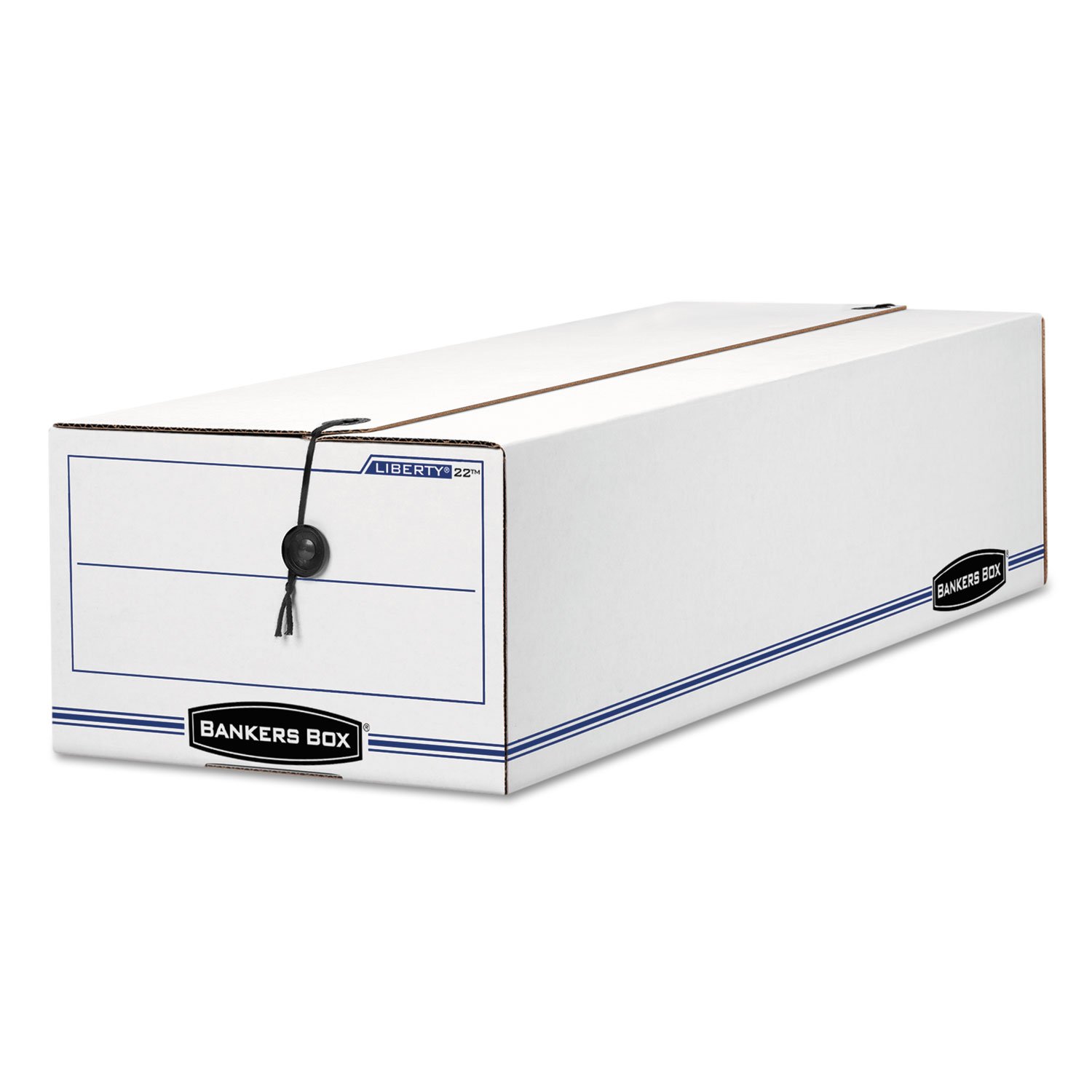 Bankers Box Liberty Check and Form Storage Boxes - Secure File Organizer for Office, Home & Business Document Storage - Ideal for Checks, Forms, Tax Records & Important Papers