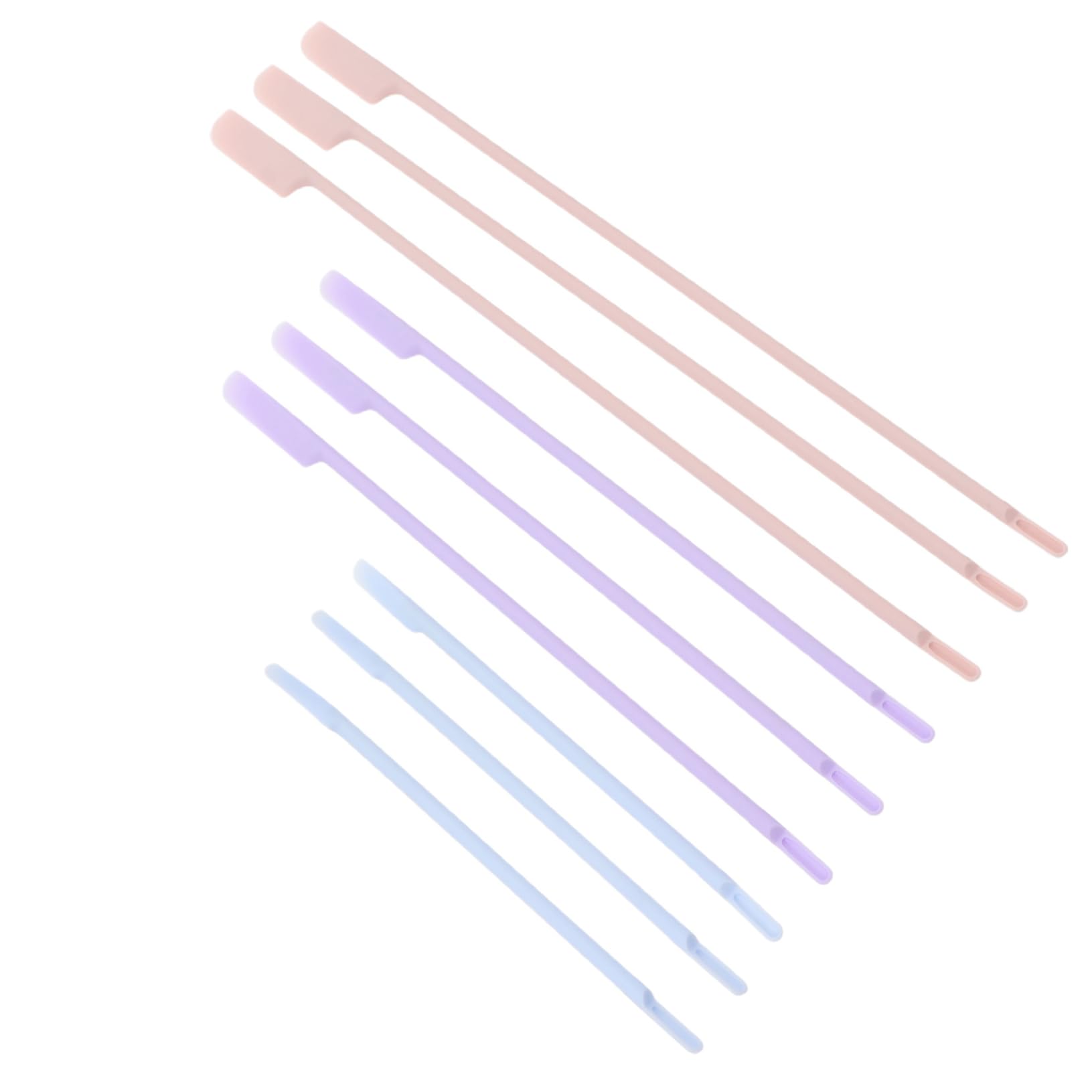 27 Pcs Silicone Spatula Set - 9 Mini Makeup Spatulas, Blender Scrapers & Lip Gloss Tools for Cream, Lotion & Cosmetic Application - Perfect for DIY Beauty, Nail Art & Home Kitchen Use