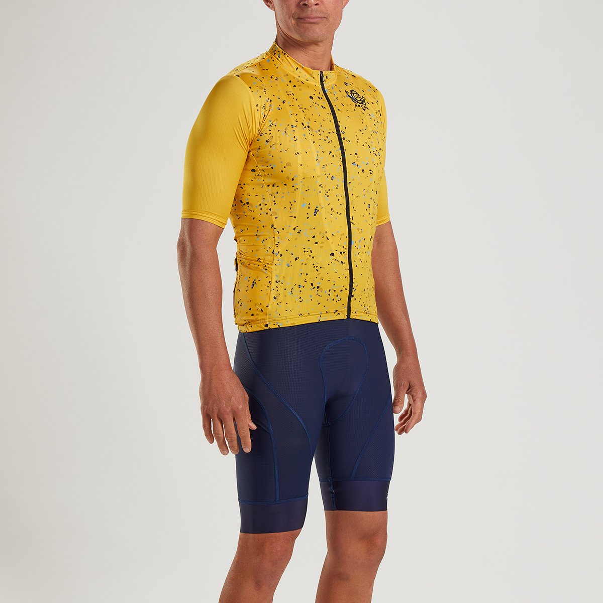 Men's Recon Cycling Jersey - Breathable & Moisture-Wicking Bike Shirt for Mountain & Road Biking - Perfect for Outdoor Cycling, Training & Racing - Sulpher Color